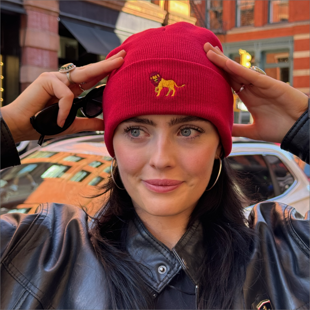 lion | beanie