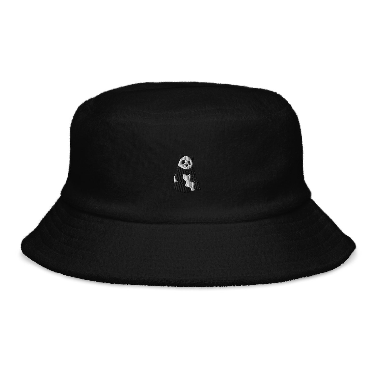 panda | terry cloth bucket