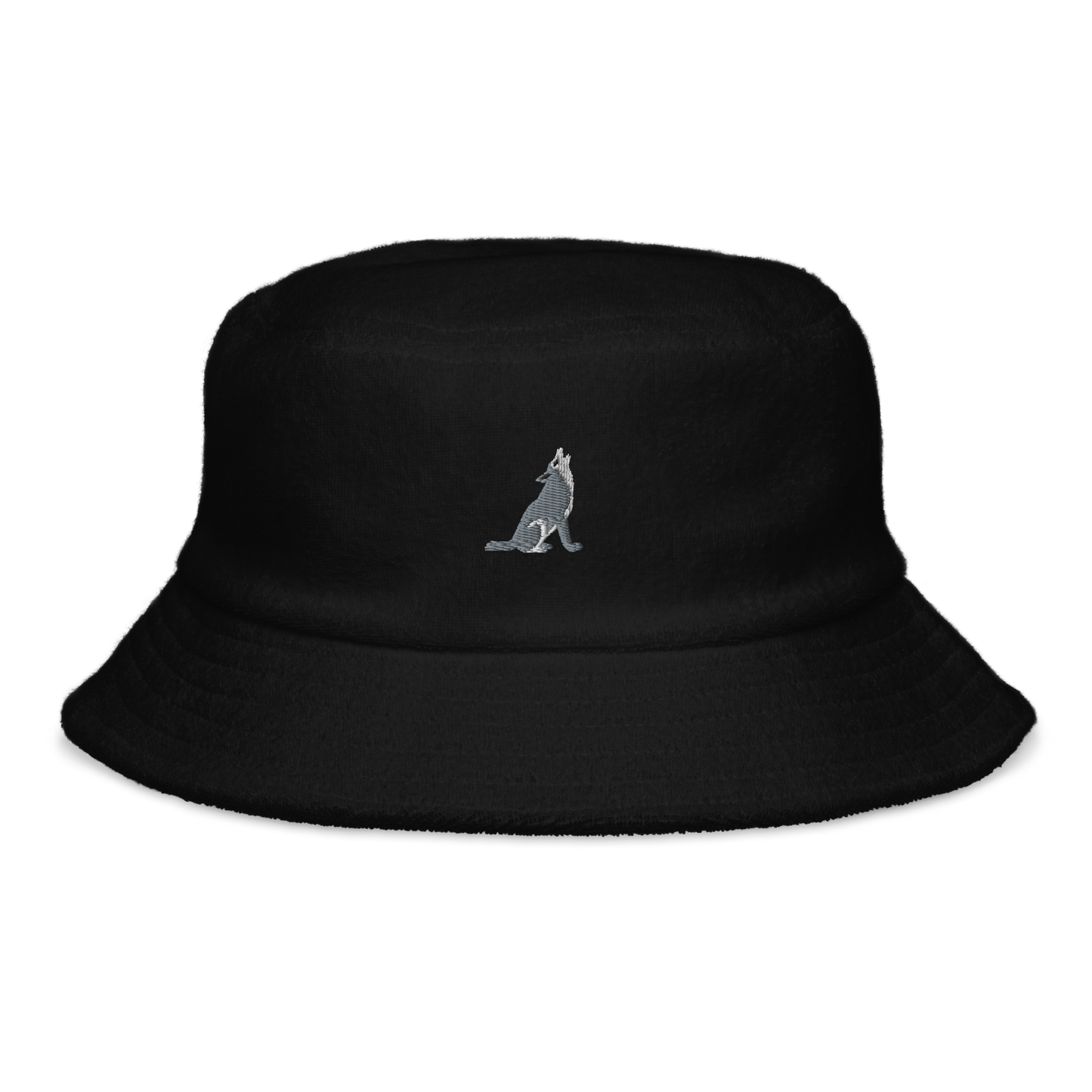 wolf | terry cloth bucket