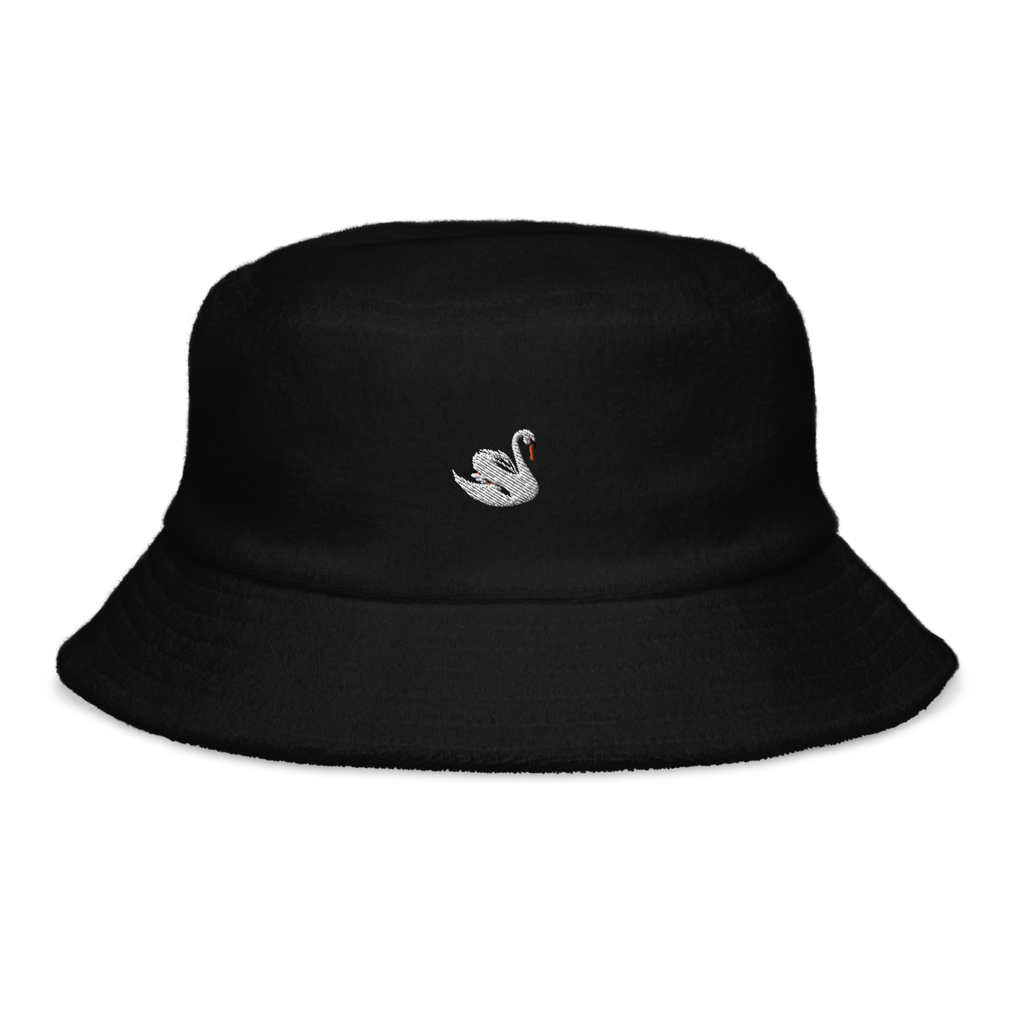 swan | terry cloth bucket