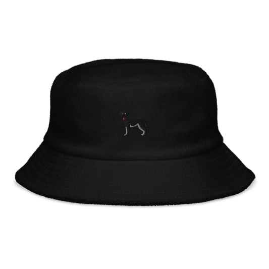 black lab | terry cloth bucket