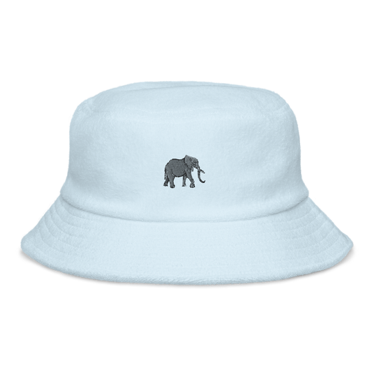 elephant | terry cloth bucket