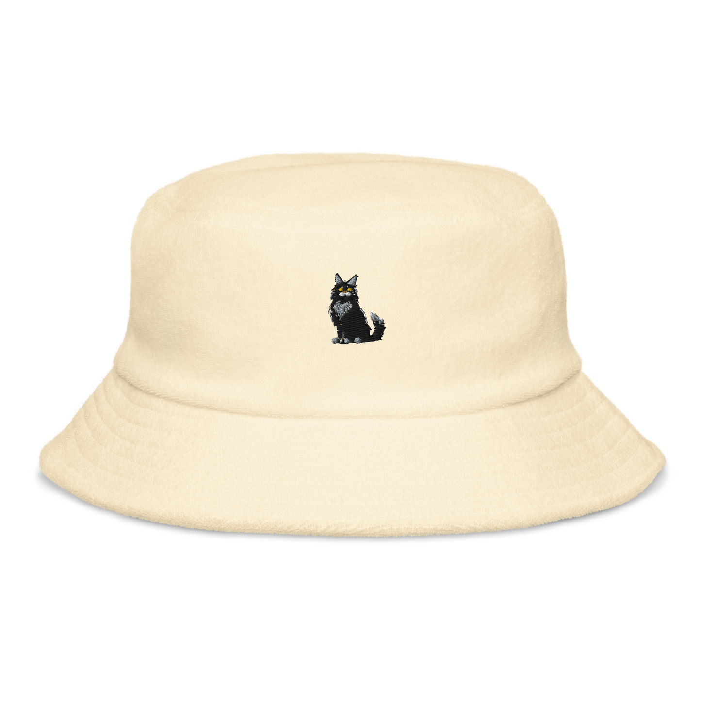 maine coon | terry cloth bucket