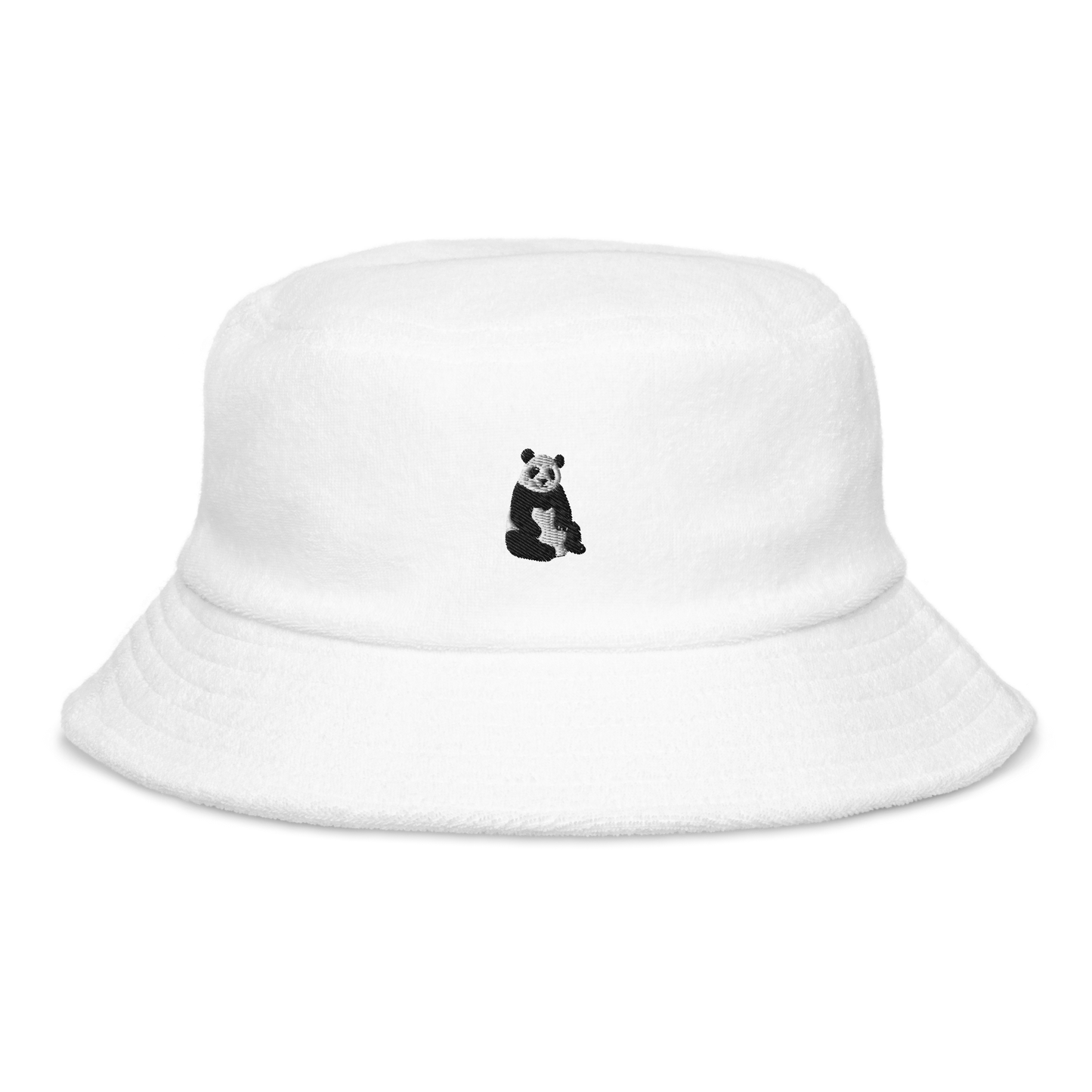 panda | terry cloth bucket