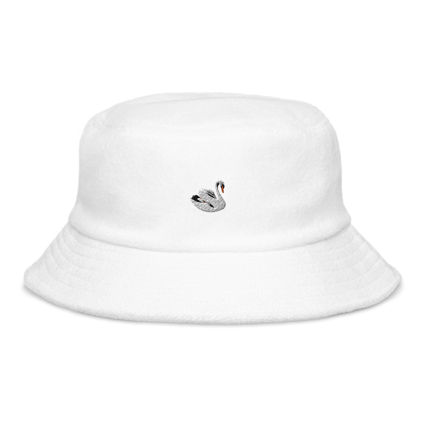 swan | terry cloth bucket