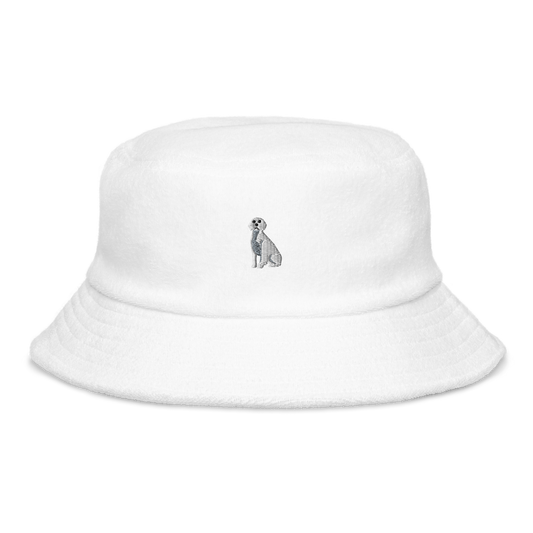 white lab | terry cloth bucket