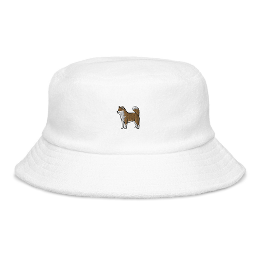 shiba inu | terry cloth bucket